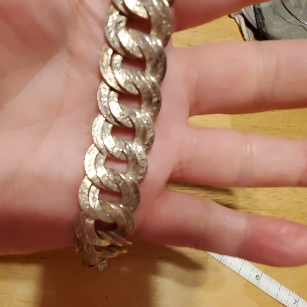 Silpada Choisest Link Sterling Bracelet B2906 - Picture 3 of 5